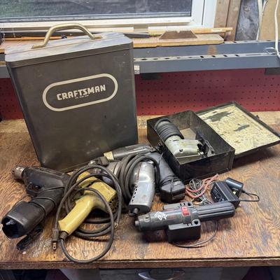 LOT 115G: Collection of Vintage Power Tools - Craftsman & More!