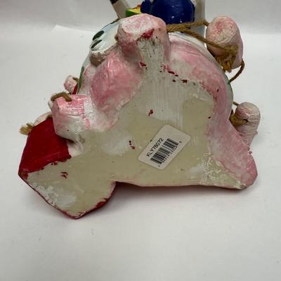 Garden Art Large Articulated Flamingo Shelf Sitter
