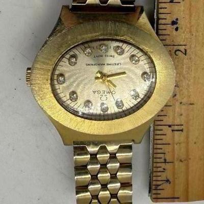 Omega Women's Wrist Watch Gold Tone