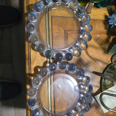 Blue Murano glass Ashtrays