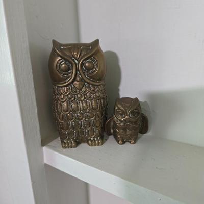 Brass owls