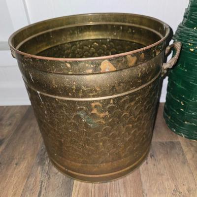 Brass bucket