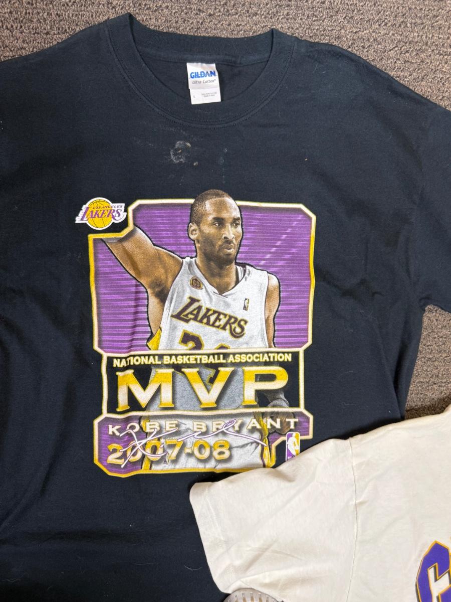LAKERS 2009 t-shirt NBA Championship Champions size L Adidas