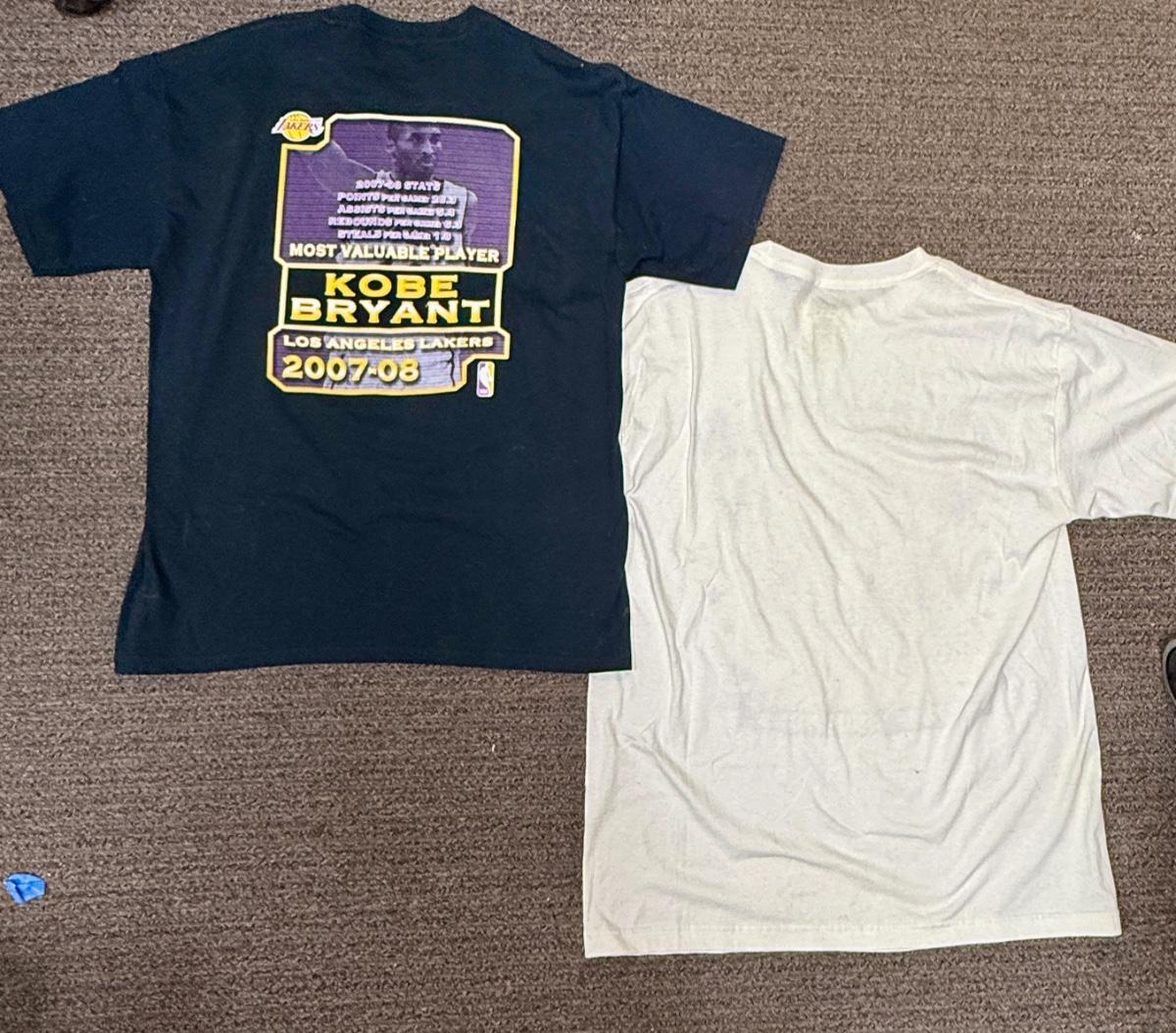 NBA FINAL 2009 Tシャツ 2009 LA Lakers XXL T-Shirt NBA World Champions Double Sided