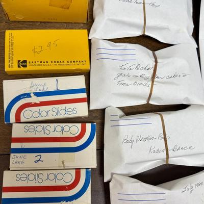 Lot of Vintage 35mm slides from family vacations and events Fotomat Kodak etc