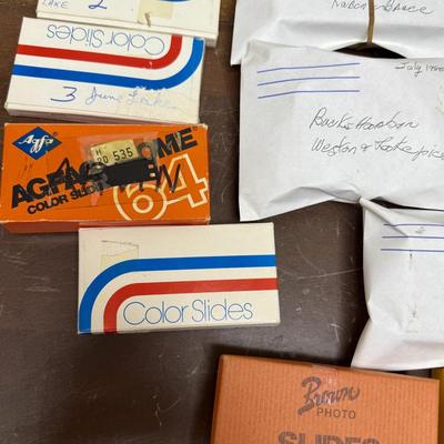 Lot of Vintage 35mm slides from family vacations and events Fotomat Kodak etc