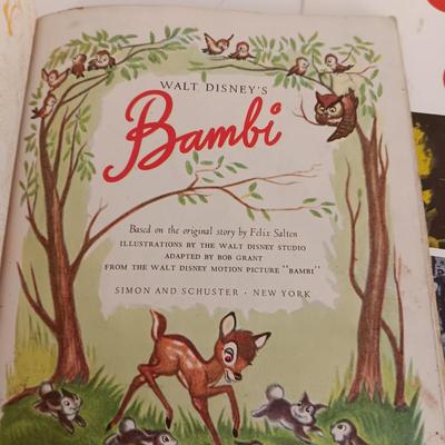 VINTAGE PLUSH TOYS AND BOOKS