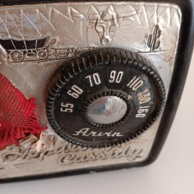 VINTAGE HOPALONG CASSIDY ARVIN MODEL 441T TUBE RADIO