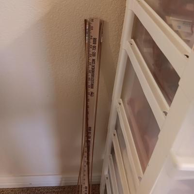 MULTI DRAWER ORGANIZER FILLED WITH CRAFT AND SEWING ITEMS