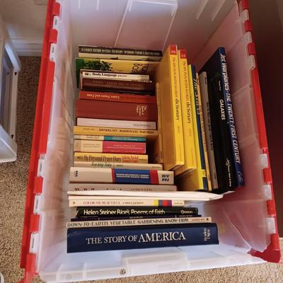 A VARIETY OF BOOKS
