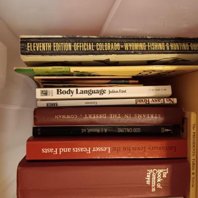 A VARIETY OF BOOKS