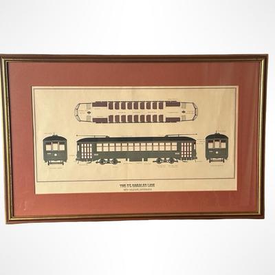 Framed Vintage Streetcar Prints – New Orleans & New York