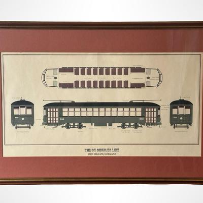 Framed Vintage Streetcar Prints – New Orleans & New York