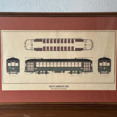 Framed Vintage Streetcar Prints – New Orleans & New York