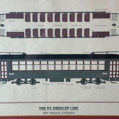 Framed Vintage Streetcar Prints – New Orleans & New York