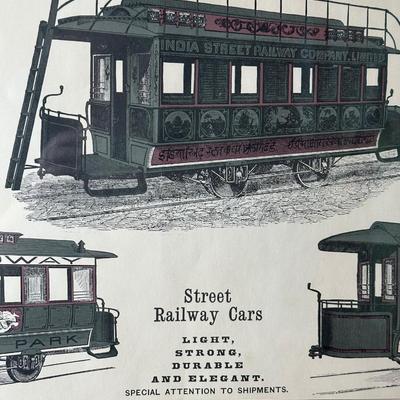 Framed Vintage Streetcar Prints – New Orleans & New York