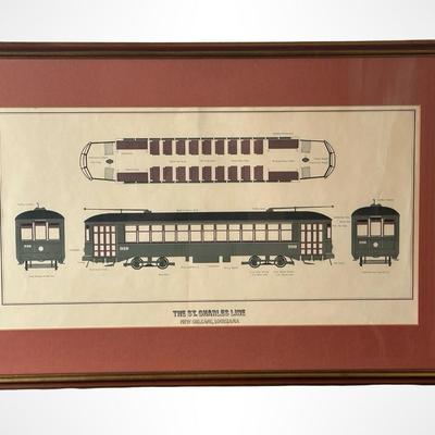 Framed Vintage Streetcar Prints – New Orleans & New York