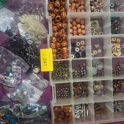 Sale Photo Thumbnail #716: organizer full of beads ad related items