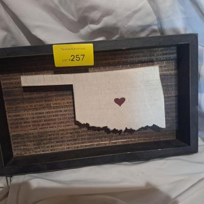 Sale Photo Thumbnail #757: Oklahoma framed art