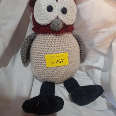 Sale Photo Thumbnail #786: crocheted owl