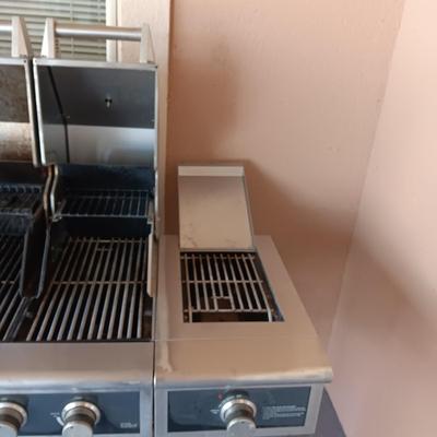 VERY NICE MEMBERS MARK PROPANE GRILL WITH EXTRAS