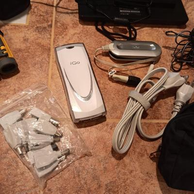 DIGITAL PICTURE FRAME, iGO POWER SOURCE, BINOCULARS AND MORE
