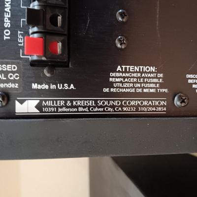 SIGNET SURROUND SOUND SPEAKERS AND MILLER & KREISEL SUBWOOFER