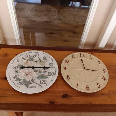 SPRINGFIELD THERMOMETER AND CLOCK