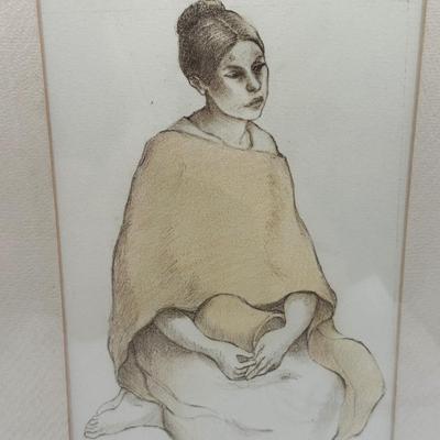 Framed Limited Edition Print “Tranquilidád” by Riva Wolf