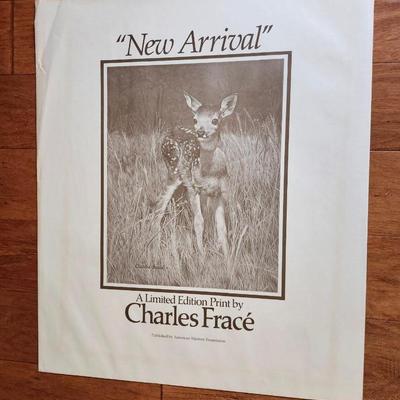 Sale Photo Thumbnail #485: 24 x 20 inches, no COA 
Limited Edition Print by
Charles Frace’
Published by the American Masters Foundation’
Jacketed = in a closed envelope to protect the print
Signed = Signature on the print
CERTIFICATE OF AUTHENTICITY – COA
  OR LETTER OF LIMIT