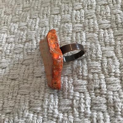 Cool unique faux rock ring