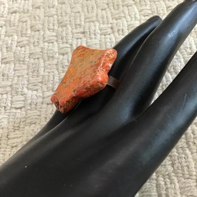 Cool unique faux rock ring