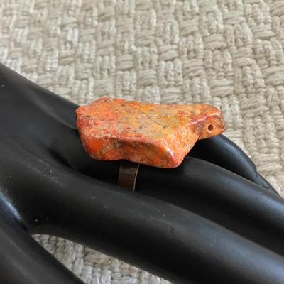 Cool unique faux rock ring