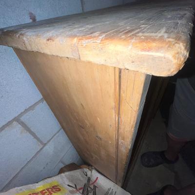 Solid Wood Two Door Cabinet (SRB-MG)