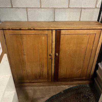 Solid Wood Two Door Cabinet (SRB-MG)