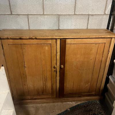 Solid Wood Two Door Cabinet (SRB-MG)