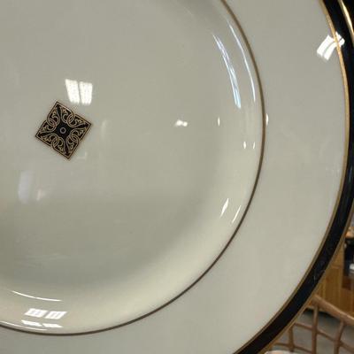 Sale Photo Thumbnail #121: 8” in beautiful condition with gold trim. Salad plates