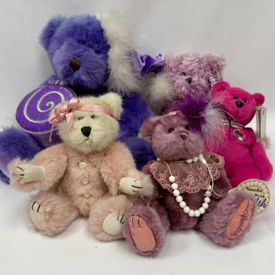 Mixed Lot of 5 Plush Teddy bears