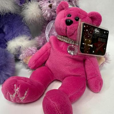 Mixed Lot of 5 Plush Teddy bears