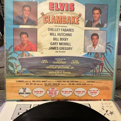 Sale Photo Thumbnail #38: Clambake, the original soundtrack album from the 1967 United Artists picture starring Elvis Presley. 
Here's some information about this iconic album:
Artist & Title: Elvis Presley – Clambake (Original Soundtrack Album).
Release Details: It was the sixt