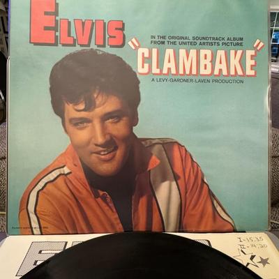 Sale Photo Thumbnail #36: Clambake, the original soundtrack album from the 1967 United Artists picture starring Elvis Presley. 
Here's some information about this iconic album:
Artist & Title: Elvis Presley – Clambake (Original Soundtrack Album).
Release Details: It was the sixt