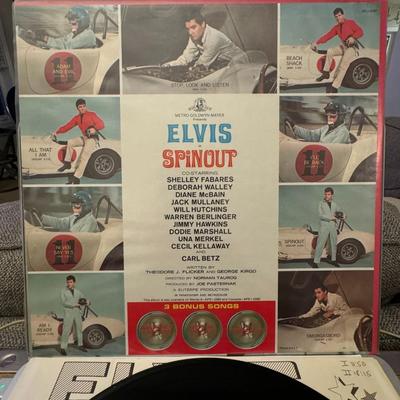 Sale Photo Thumbnail #22: Elvis Presley Spinout original soundtrack album on vinyl, released by RCA Victor in 1966. 
Additional details about the album include:
Release Information: The album was released in mono (LPM-3702) and stereo (LSP-3702) formats on October 31, 1966.
Purpos