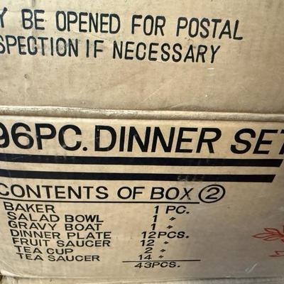2 Unopened Boxes of Vintage Noritake Burlington China - 192 Pieces