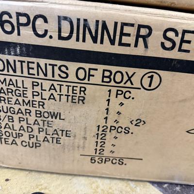2 Unopened Boxes of Vintage Noritake Burlington China - 192 Pieces