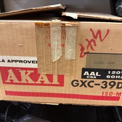 Vintage AKAI - GXC 39D - Original Box