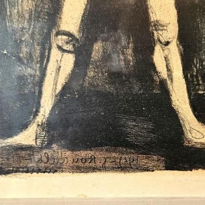 Georges Rouault Lithograph Titled " Le Jongleur