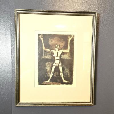 Georges Rouault Lithograph Titled " Le Jongleur