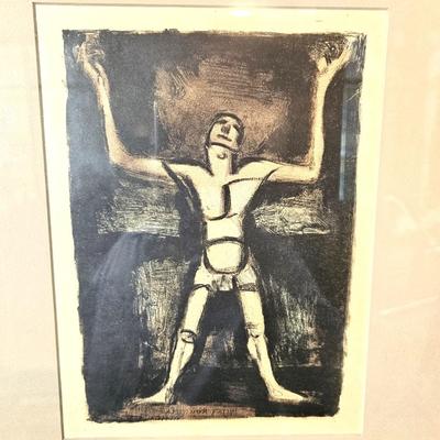 Georges Rouault Lithograph Titled " Le Jongleur