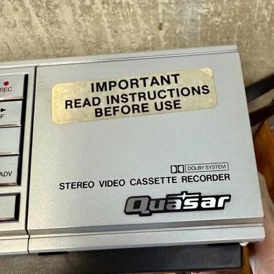 Vintage Rare In Box Quasar Stereo Video Cassette Recorder