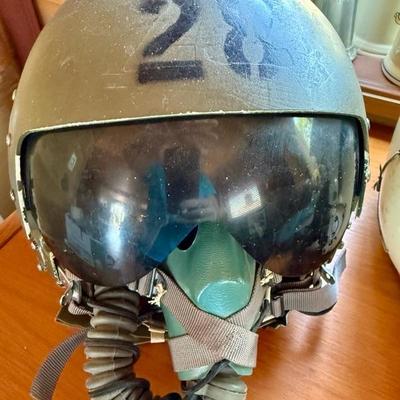Vintage Air Force Fighter Pilot Helmets - Vietnam
